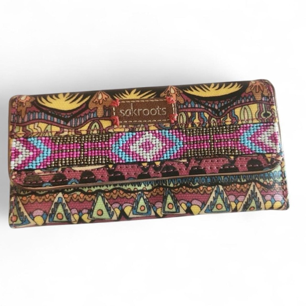 🌸 Sakroots Colorful Boho Wallet 🌸
